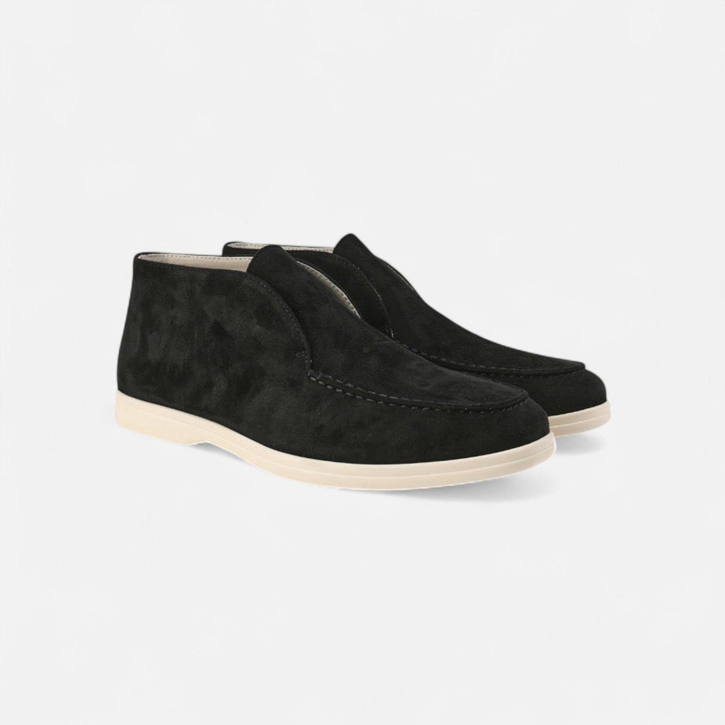 Valmoirmode | Old Money High Suede Loafers – Timeless Luxury, Effortless Style