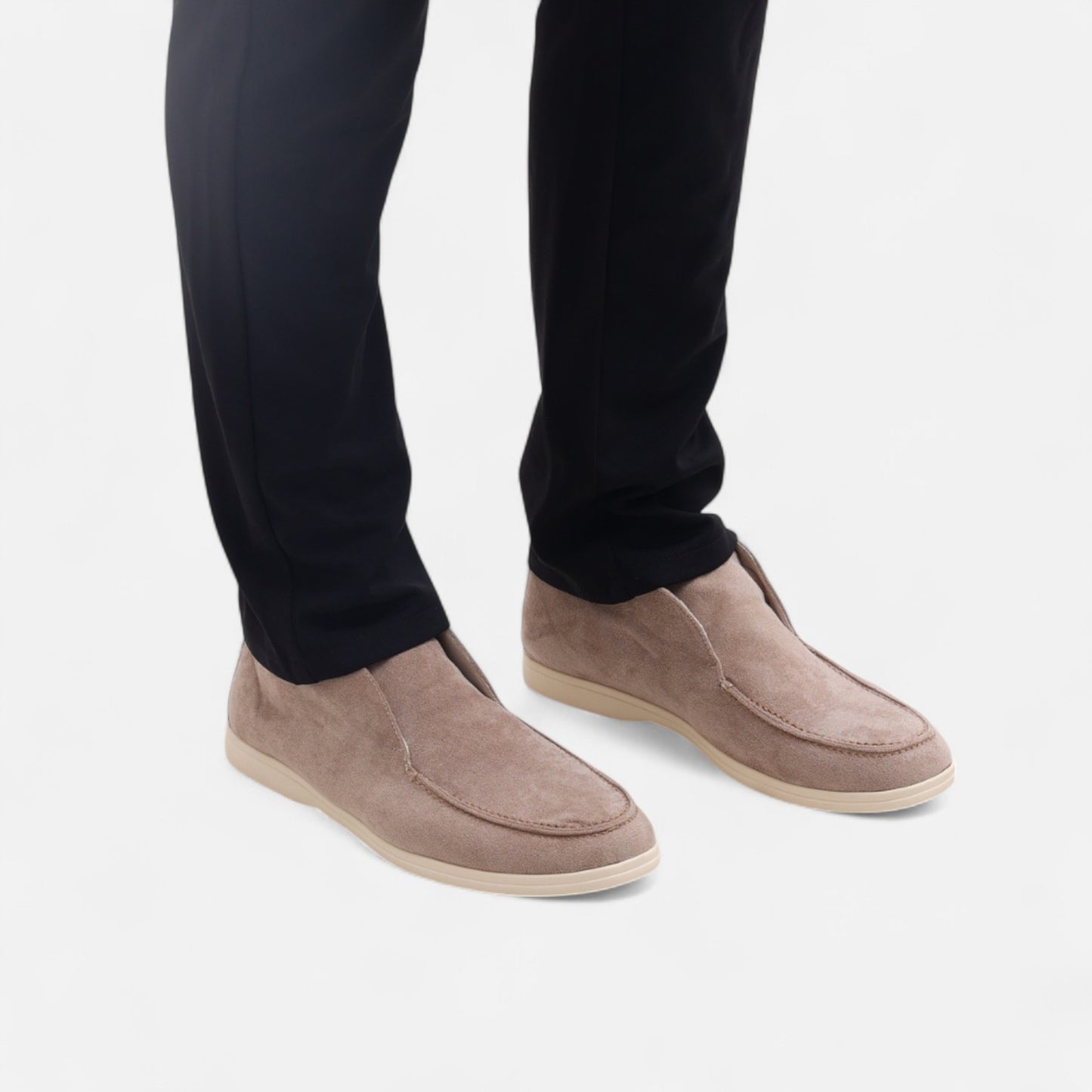 Valmoirmode | Old Money High Suede Loafers – Timeless Luxury, Effortless Style