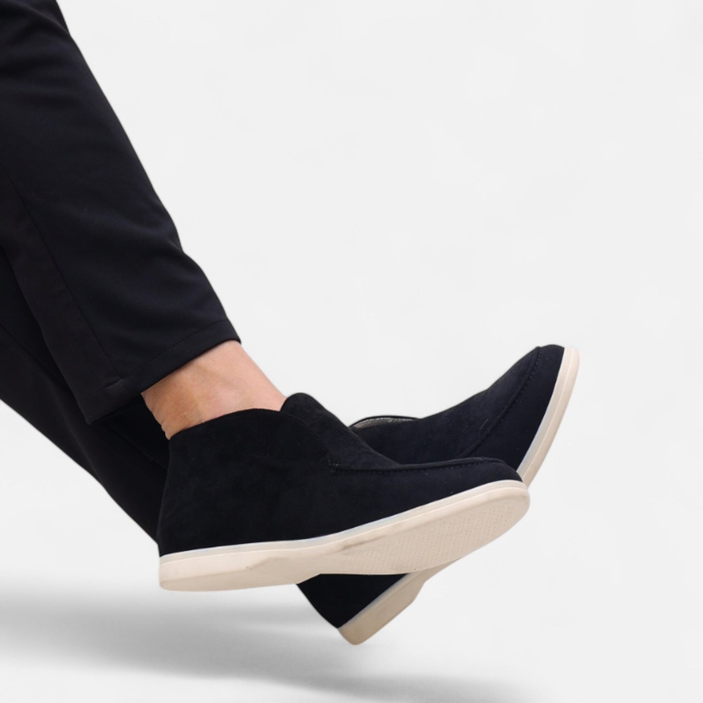 Valmoirmode | Old Money High Suede Loafers – Timeless Luxury, Effortless Style