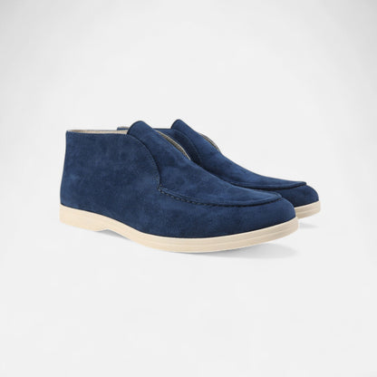 Valmoirmode | Old Money High Suede Loafers – Timeless Luxury, Effortless Style