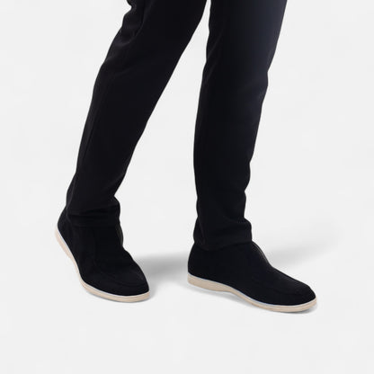 Valmoirmode | Old Money High Suede Loafers – Timeless Luxury, Effortless Style