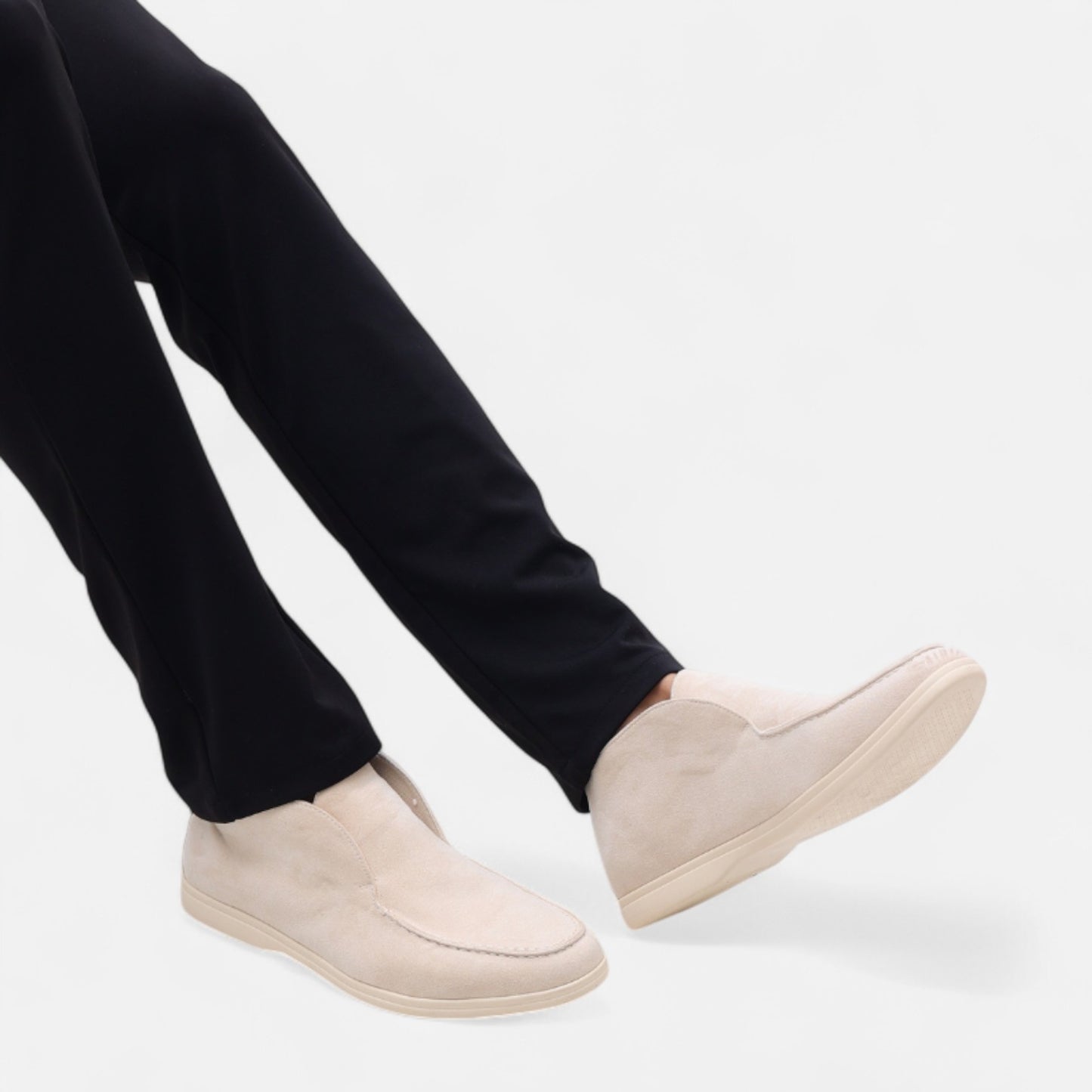 Valmoirmode | Old Money High Suede Loafers – Timeless Luxury, Effortless Style