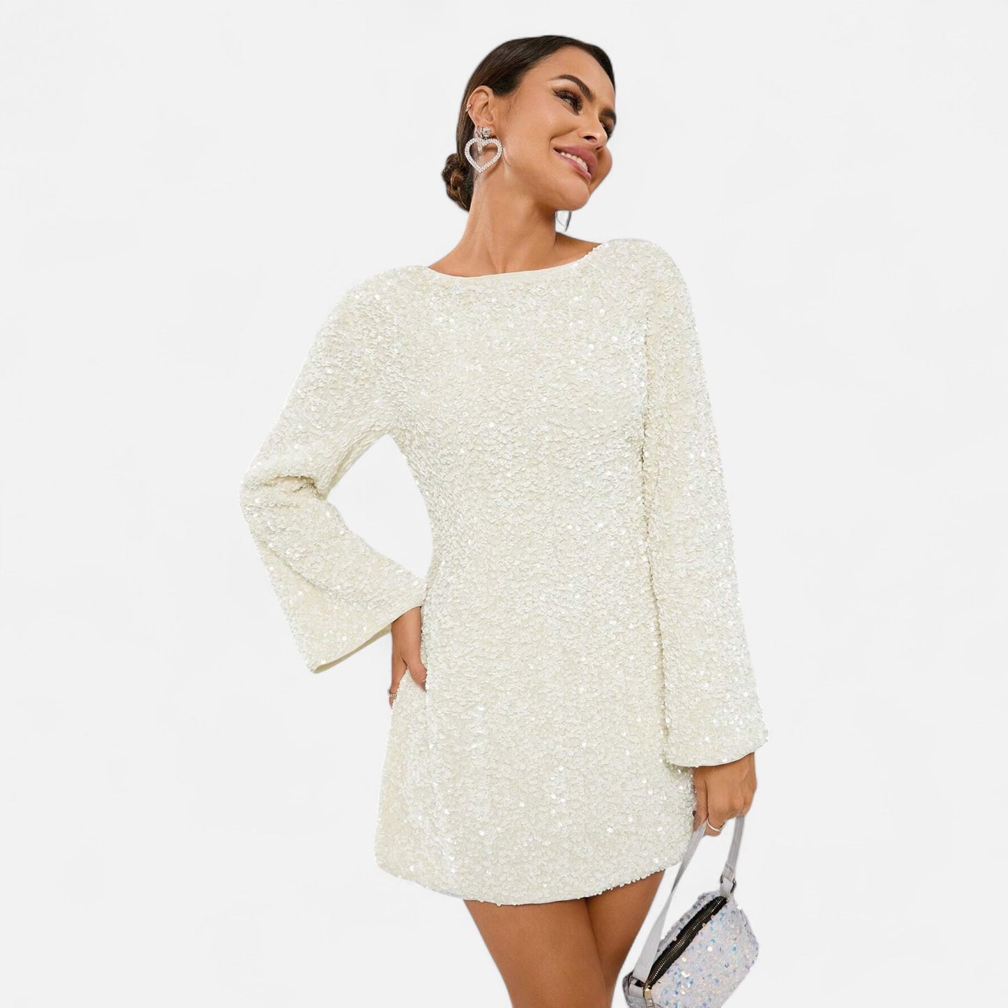 Valmoirmode | Women's Glitter Dress – Effortless Elegance for Every Occasion