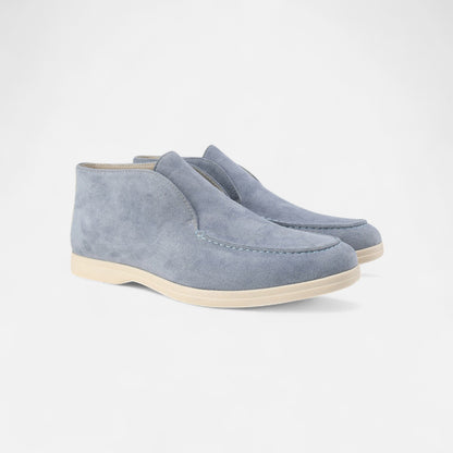 Valmoirmode | Old Money High Suede Loafers – Timeless Luxury, Effortless Style