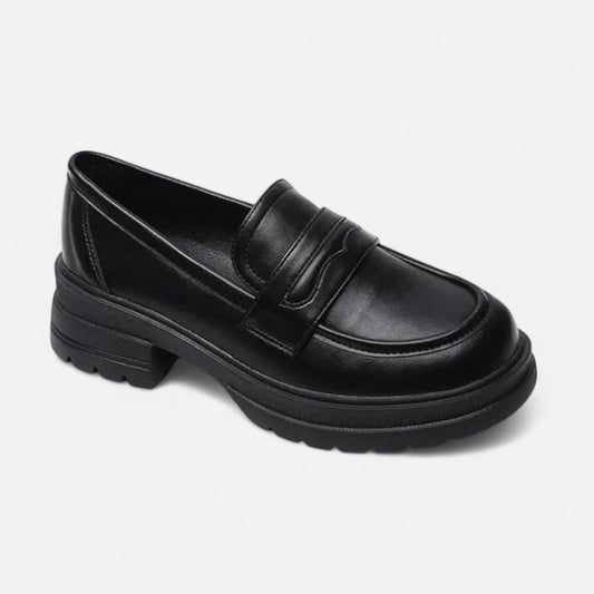 Valmoirmode | Old Money Leather Women Loafers – Timeless Elegance, Effortless Comfort