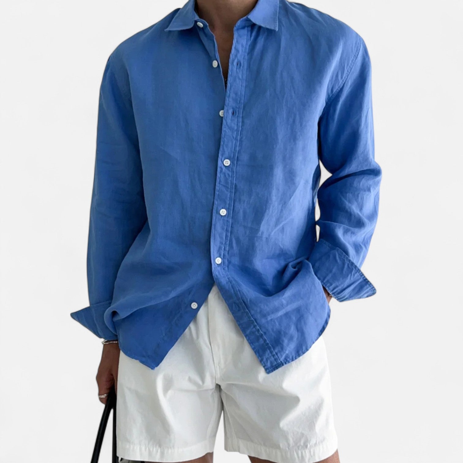 Valmoirmode | Men's Premium 100% Linen Shirt – Effortless Summer Elegance