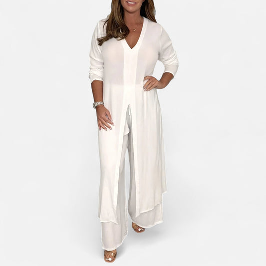 Valmoirmode | Women's Premium Long Blouse – Effortless Elegance
