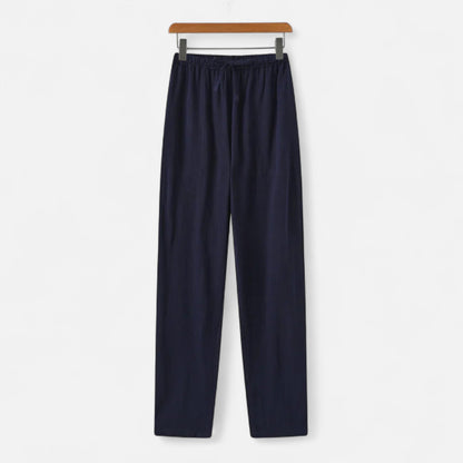 Valmoirmode | Men’s Premium 100% Linen Trousers – Effortless Summer Elegance