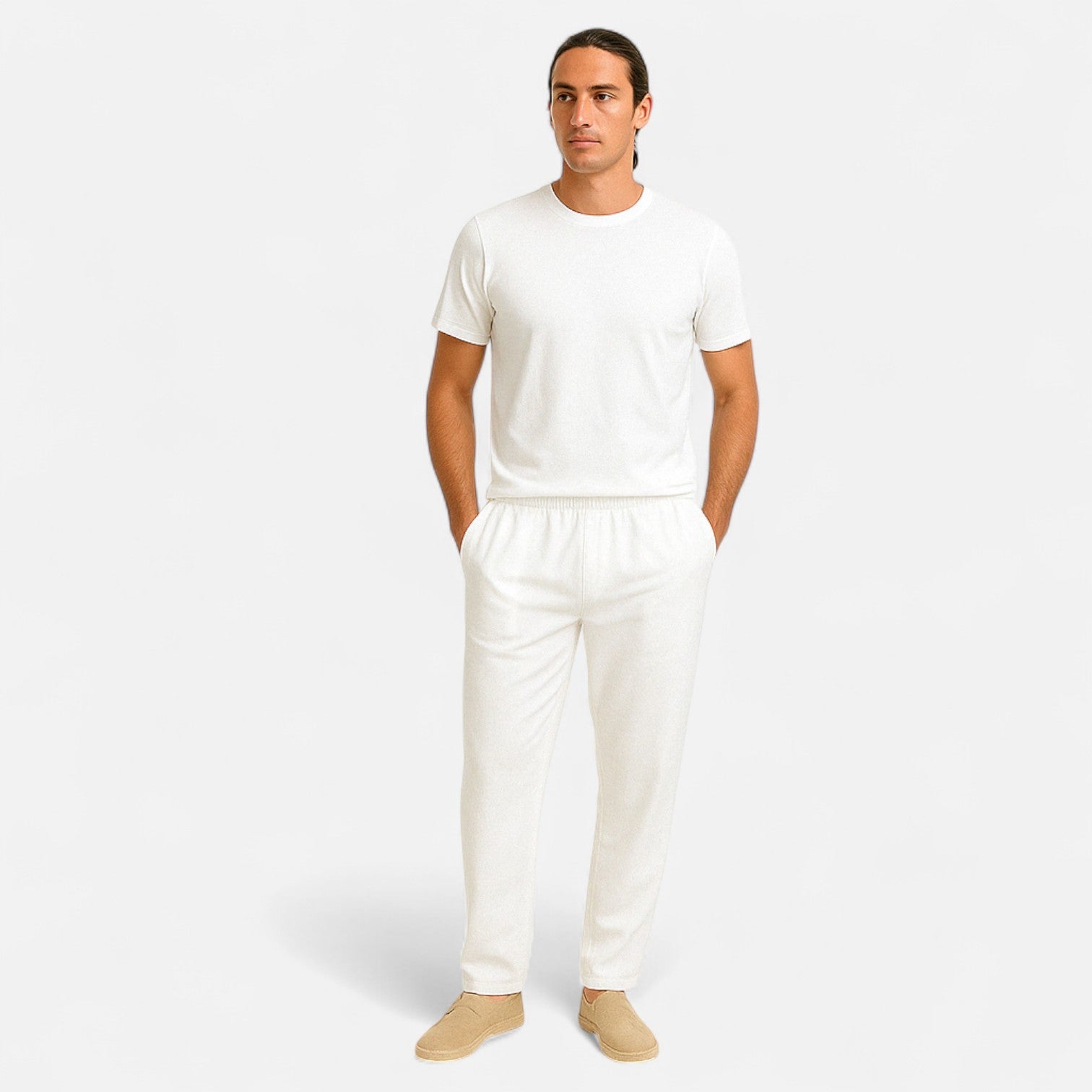 Valmoirmode | Men’s Premium 100% Linen Trousers – Effortless Summer Elegance