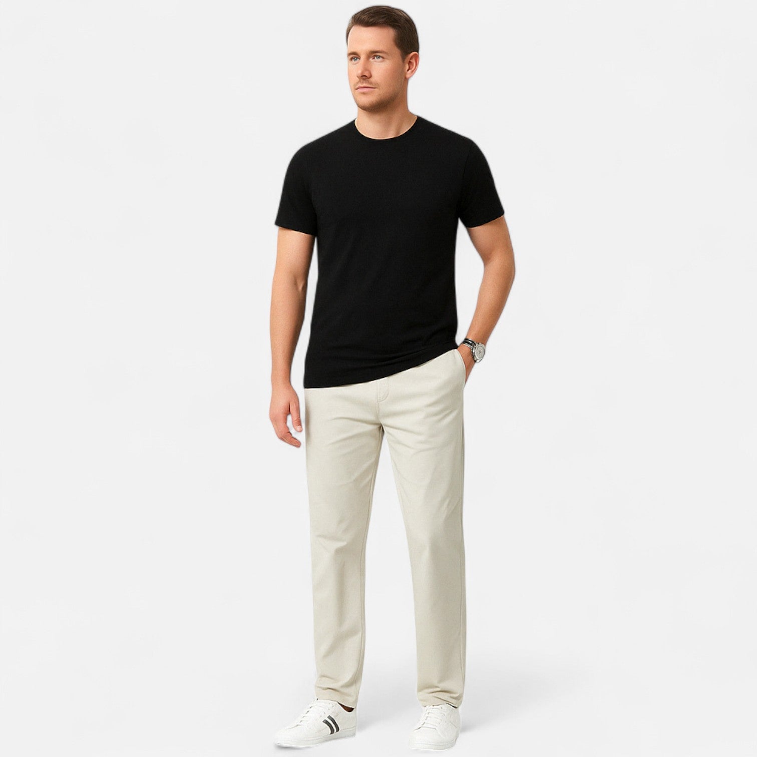 Valmoirmode | Men's Premium 100% Linen Trousers – Effortless Summer Elegance