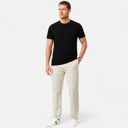 Valmoirmode | Men's Premium 100% Linen Trousers – Effortless Summer Elegance