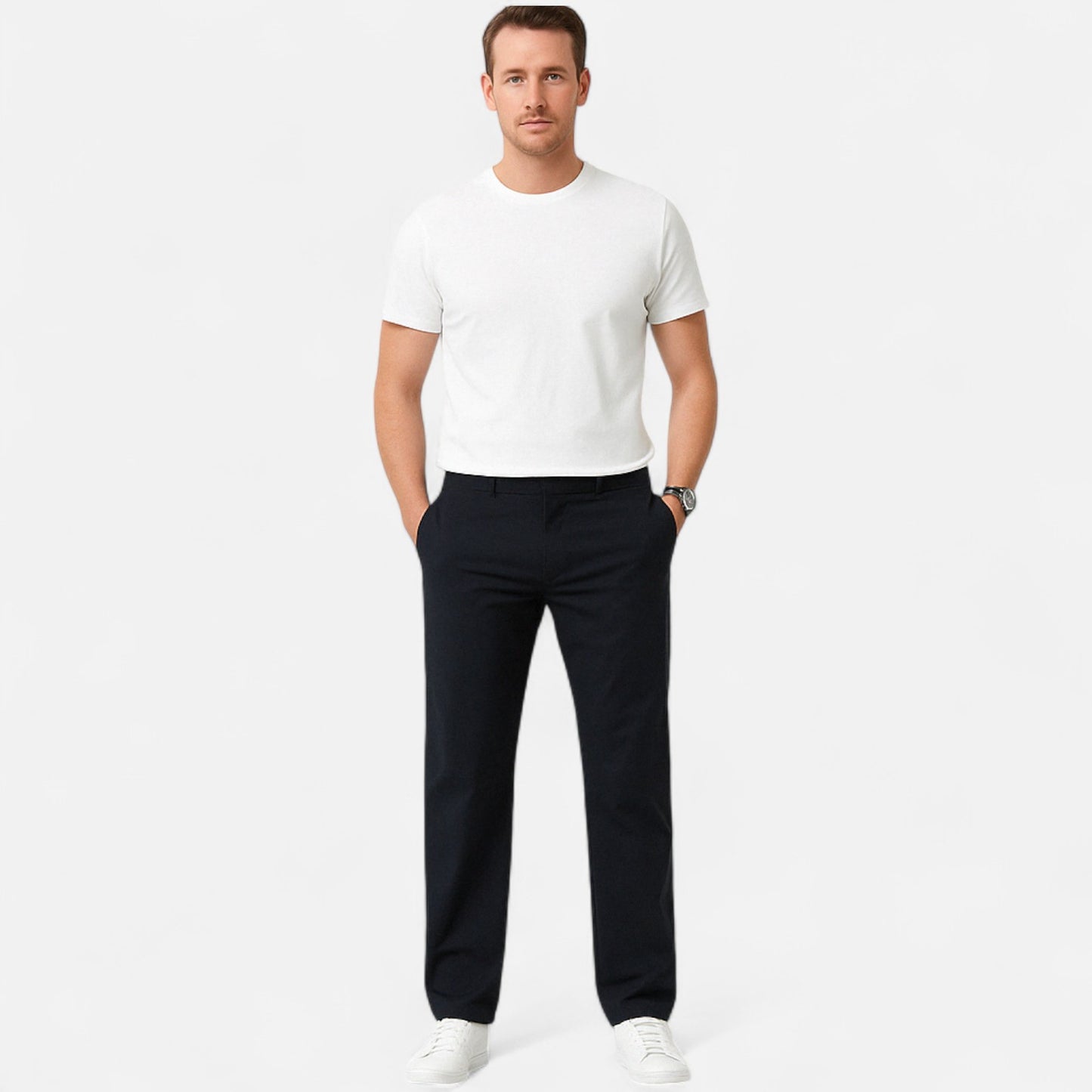Valmoirmode | Men's Premium 100% Linen Trousers – Effortless Summer Elegance