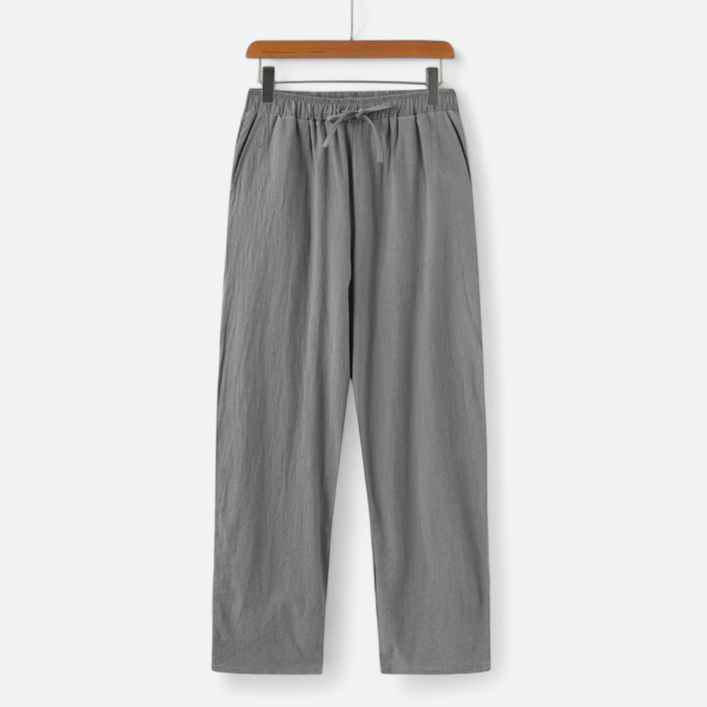 Valmoirmode | Men’s Premium 100% Linen Trousers – Effortless Summer Elegance
