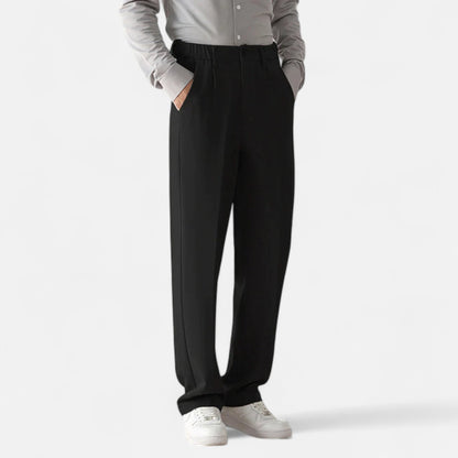 Valmoirmode | Men’s Draped Formal Trousers – Relaxed Tailored Fit