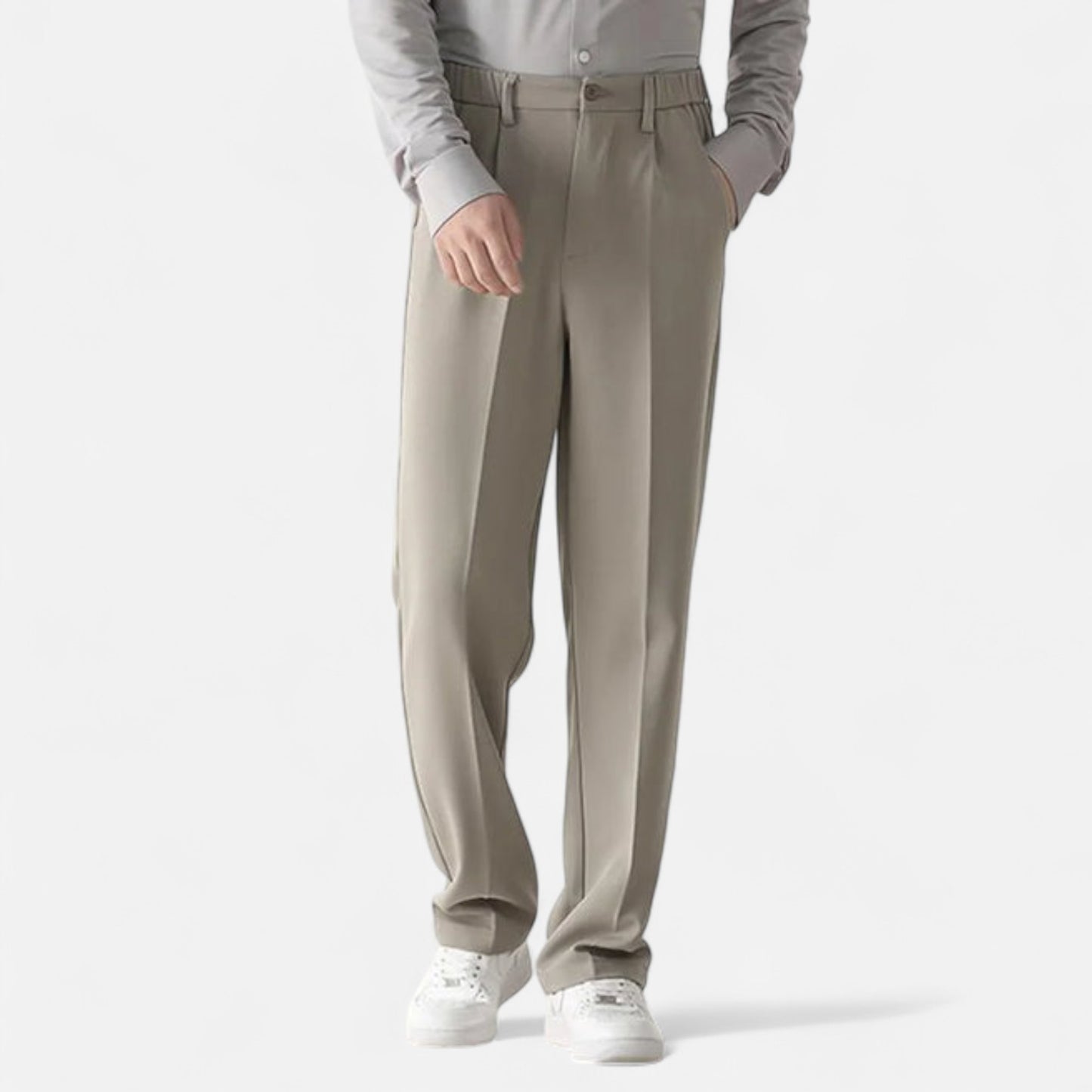 Valmoirmode | Men’s Draped Formal Trousers – Relaxed Tailored Fit