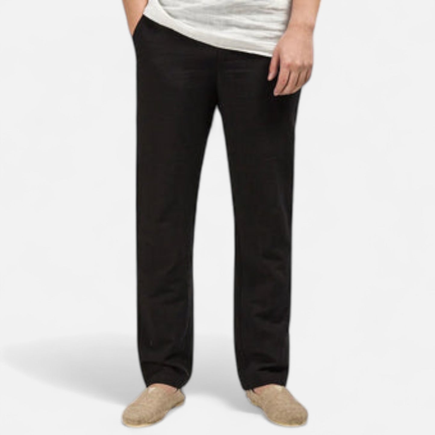 Valmoirmode | Men’s Premium 100% Linen Trousers – Effortless Summer Elegance