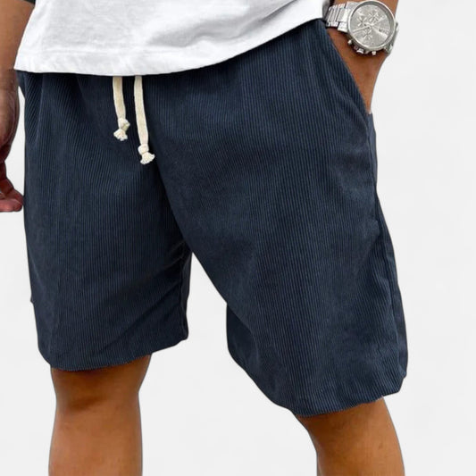 Valmoirmode | Men’s Corduroy Relaxed Shorts – Soft, Casual Fit