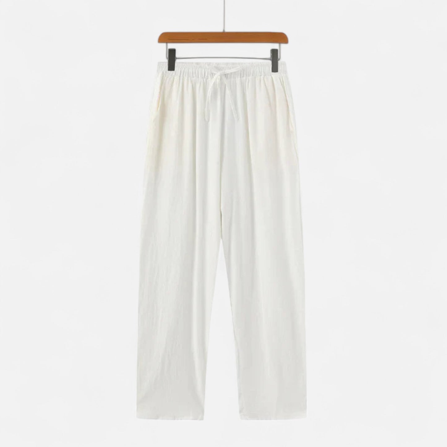 Valmoirmode | Men’s Premium 100% Linen Trousers – Effortless Summer Elegance