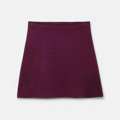 Valmoirmode | Women's 2-Piece Knit Skirt Set – Mini Skirt & Cardigan Co-ord