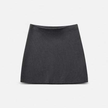 Valmoirmode | Women's 2-Piece Knit Skirt Set – Mini Skirt & Cardigan Co-ord