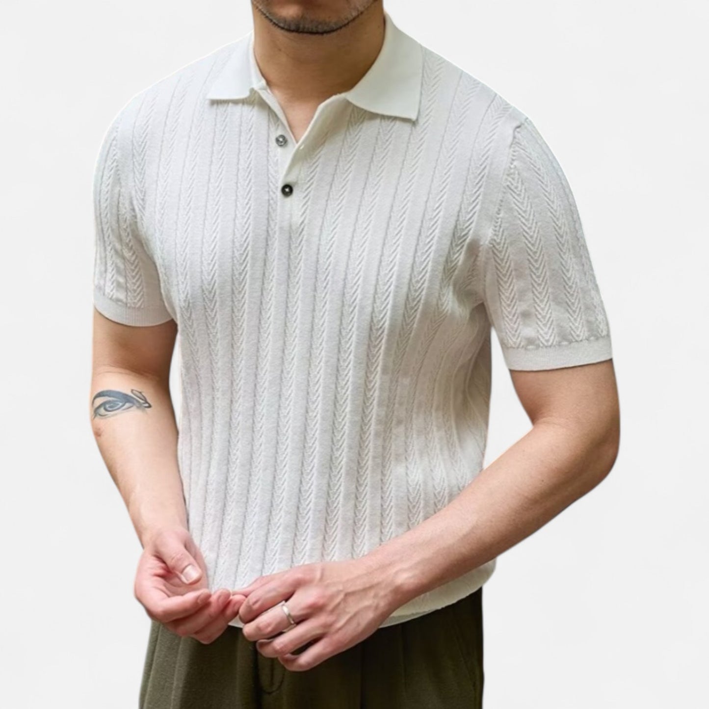 Valmoirmode | Men’s Premium Knitted Polo Golf Shirt – Performance Meets Style