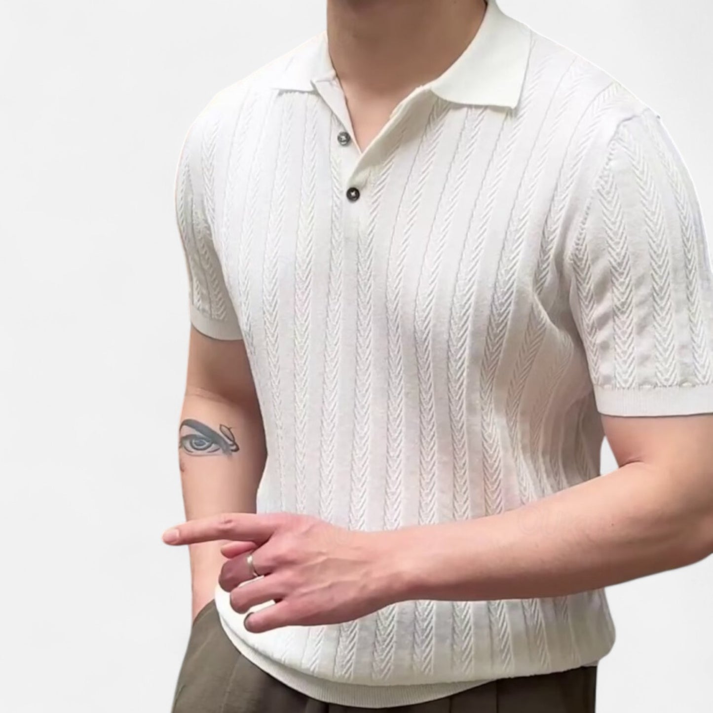 Valmoirmode | Men’s Premium Knitted Polo Golf Shirt – Performance Meets Style